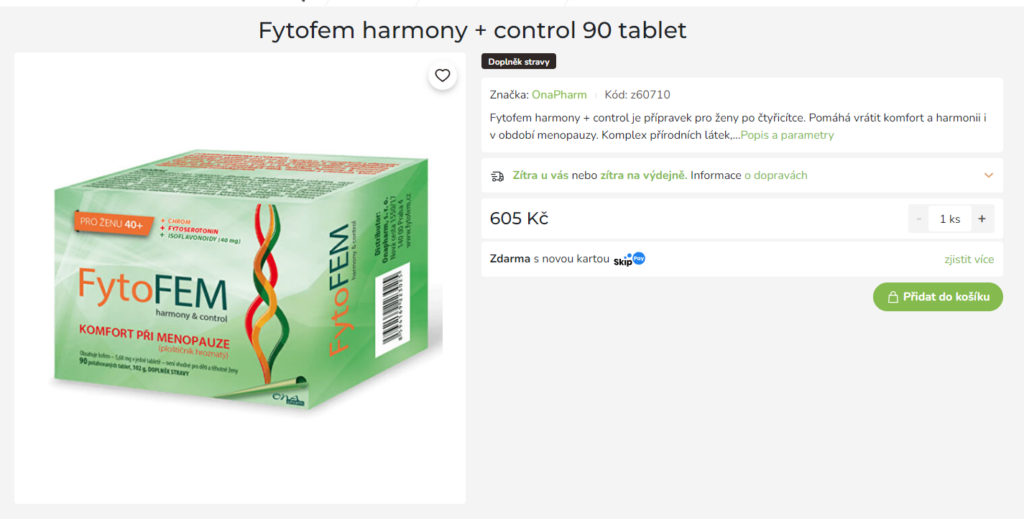 fytofem harmony recenze